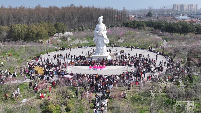 河南息县：桃花为媒作IP 文旅融合促振兴(图1)
